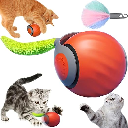 Balle de Jeu Automatique pour Chats