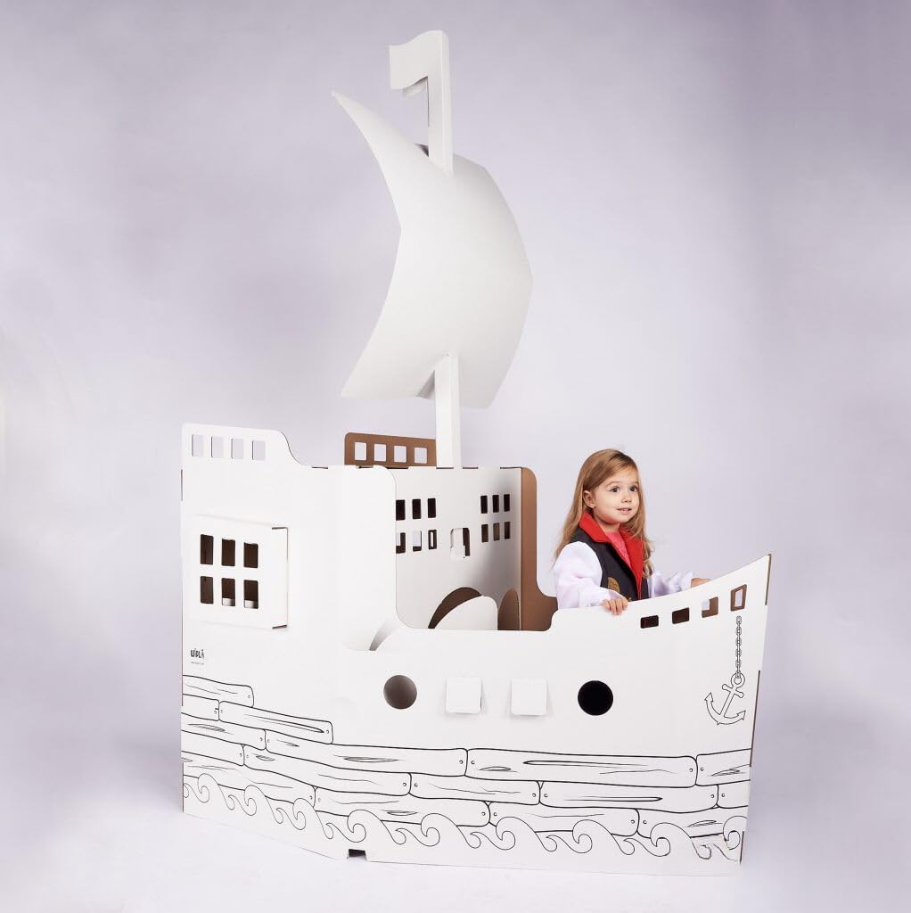 Bateau Pirate en Carton