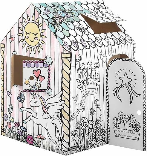 Cabane Licorne en Carton