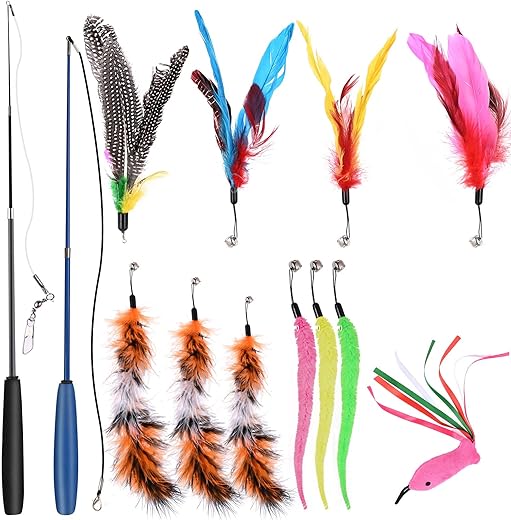Jouet à Plumes GOLDGE pour Chats