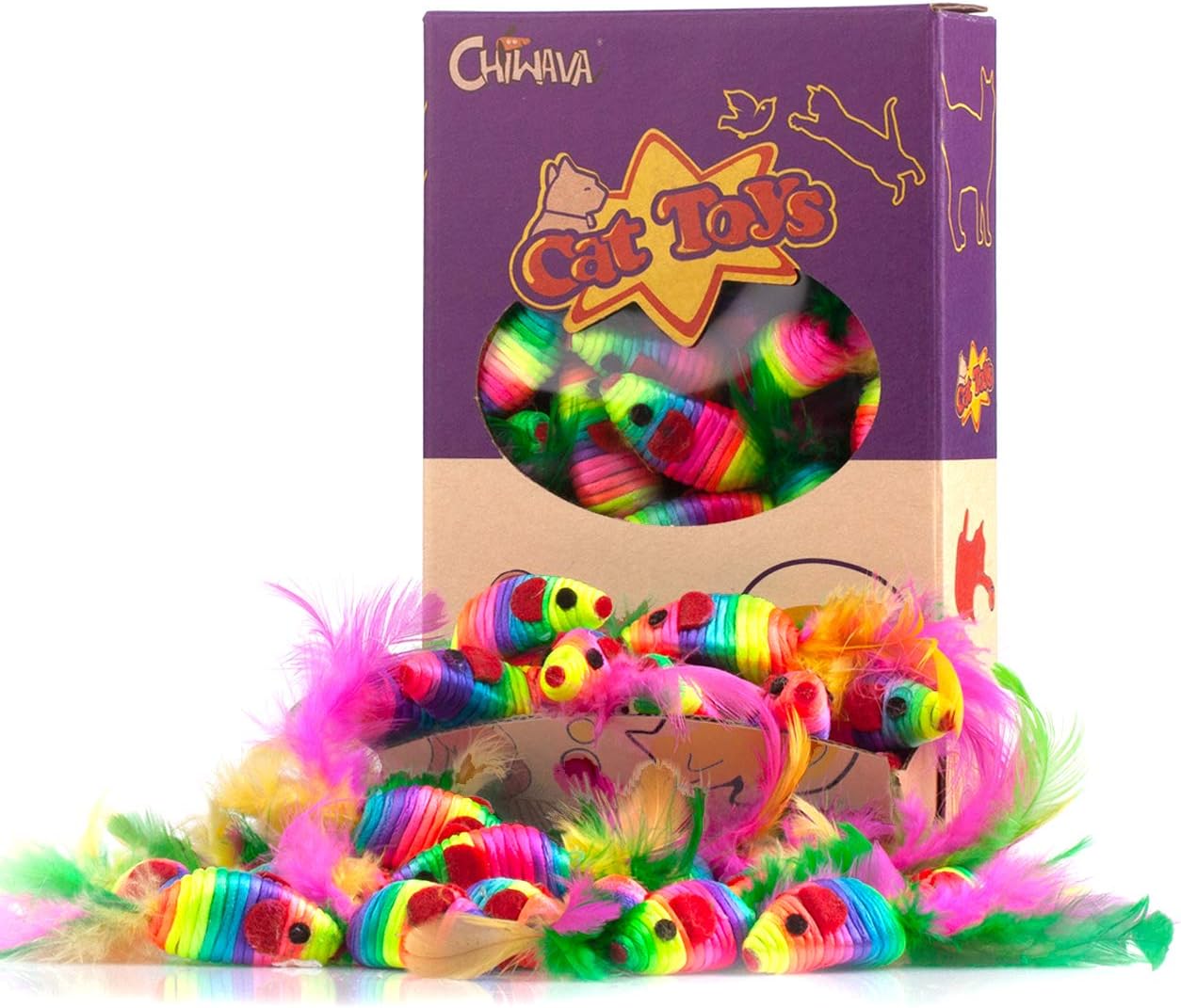 Jouets Souris à Plumes Chiwava