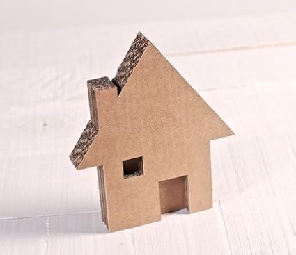 Maison en Carton Décorative