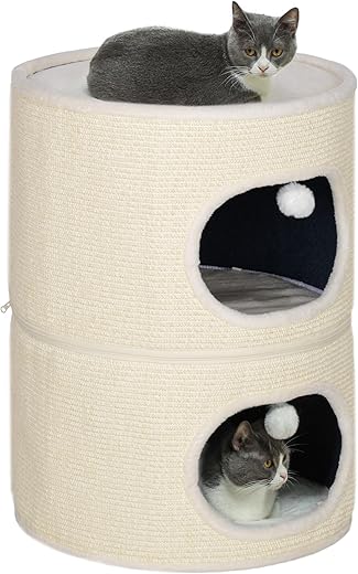 Pawhut Tour à Chat Modulable