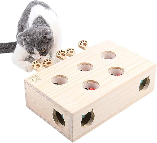 Jouet interactif pour chats Whack Taupe