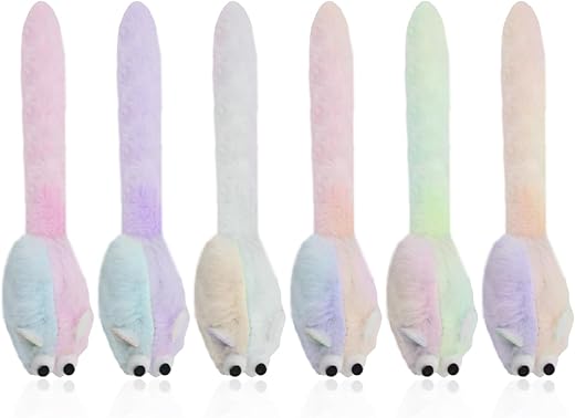 Lot de 6 Souris en Peluche pour Chats