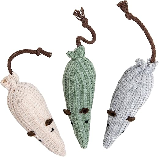 Souris en Peluche Stimule l'Instinct de Chasse