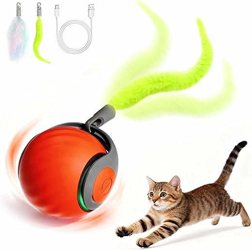 Balle interactive Speedy Tail 2.0 rechargeable