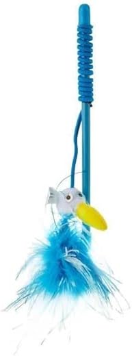 Canne à pêche flamant rose Aimé avec catnip