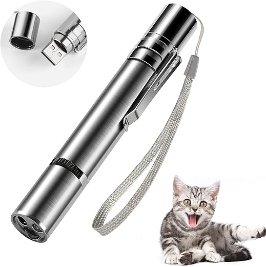Jouet laser interactif rechargeable pour chats et chiens
